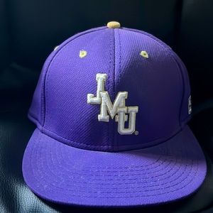 James Madison University(JMU) Baseball Fitted Hat.